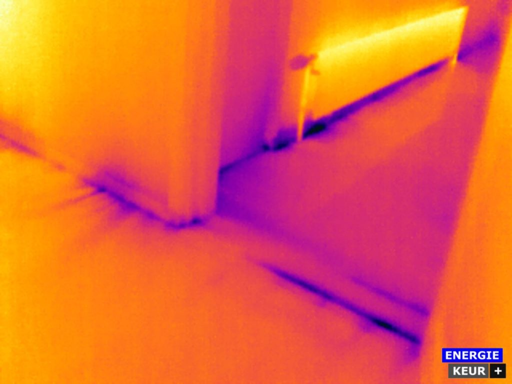 Thermografie en een blowerdoortest in Appelsca