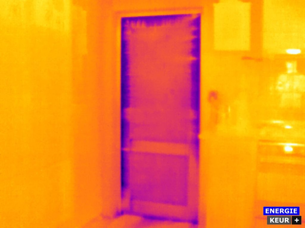 Tocht langs een deur bij een woning in Appelscha