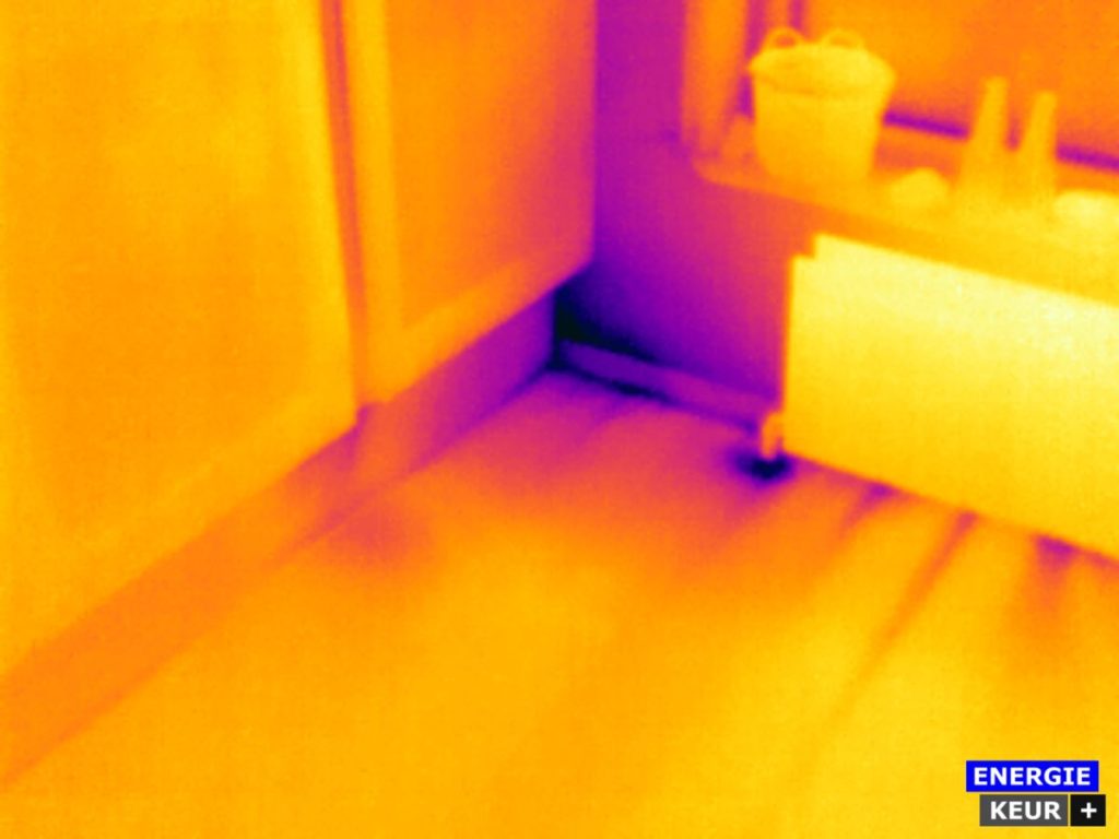 Thermografie bij een woning met tochtklachten in Appelscha